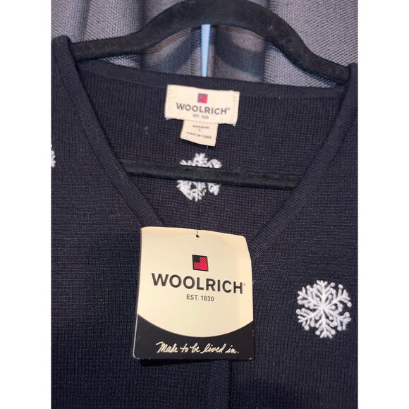 Ugly Christmas Sweater Xmas Vest Size Large NWT Woolrich - Picture 3 of 4